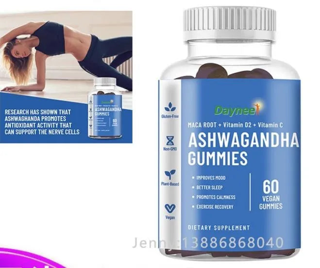 DAYNEE ASHWAGANDHA IMMUNITY BOOSTER DIETARY SUPPLEMENT GUMMIES (60 VEGAN GUMMIES)