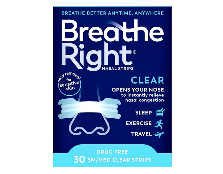 BREATHE RIGHT CLEAR X10 STRIPS