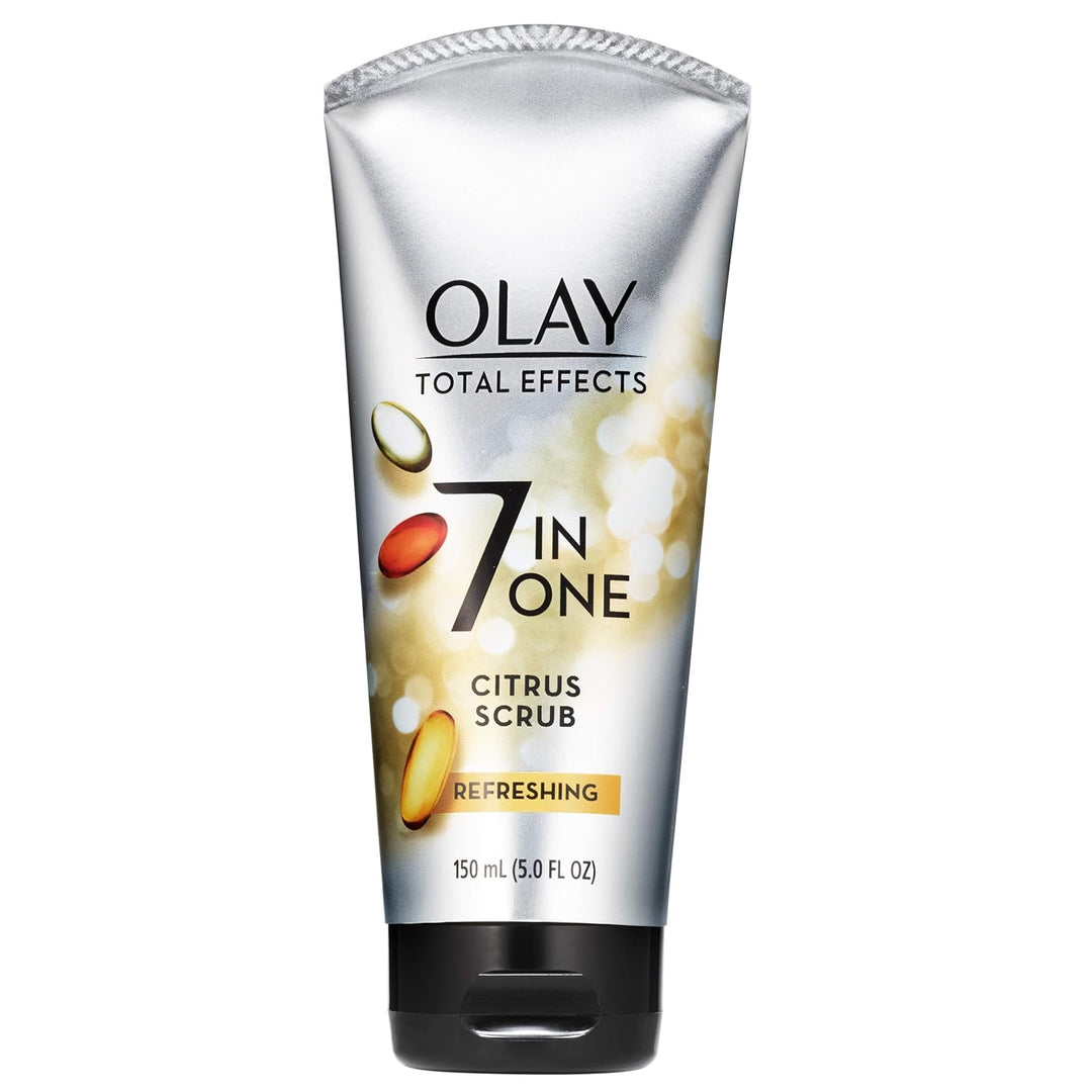Facial Cleanser by Olay Total Effects Refreshing Citrus Scrub Face Cleanser