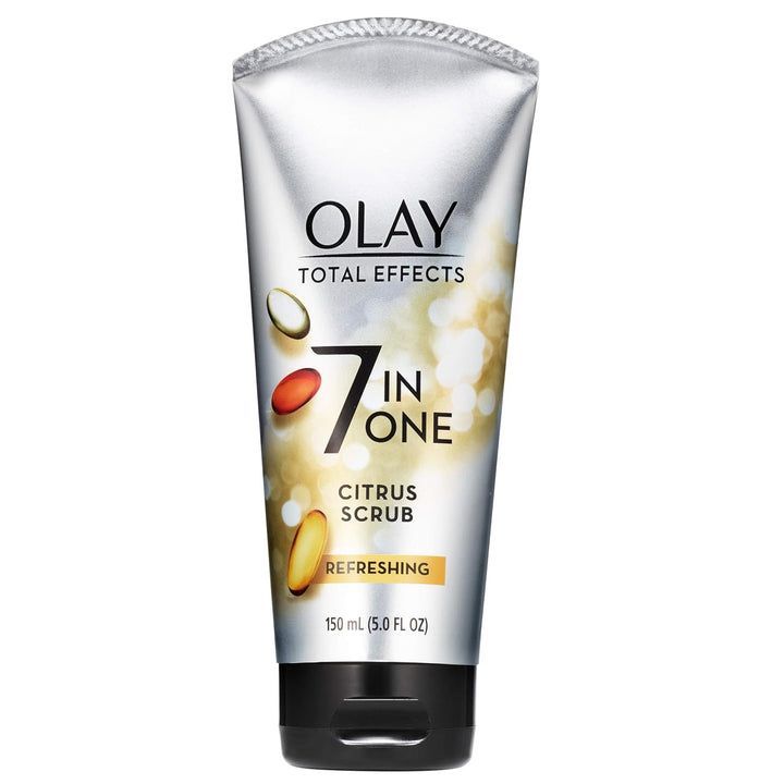 Facial Cleanser by Olay Total Effects Refreshing Citrus Scrub Face Cleanser