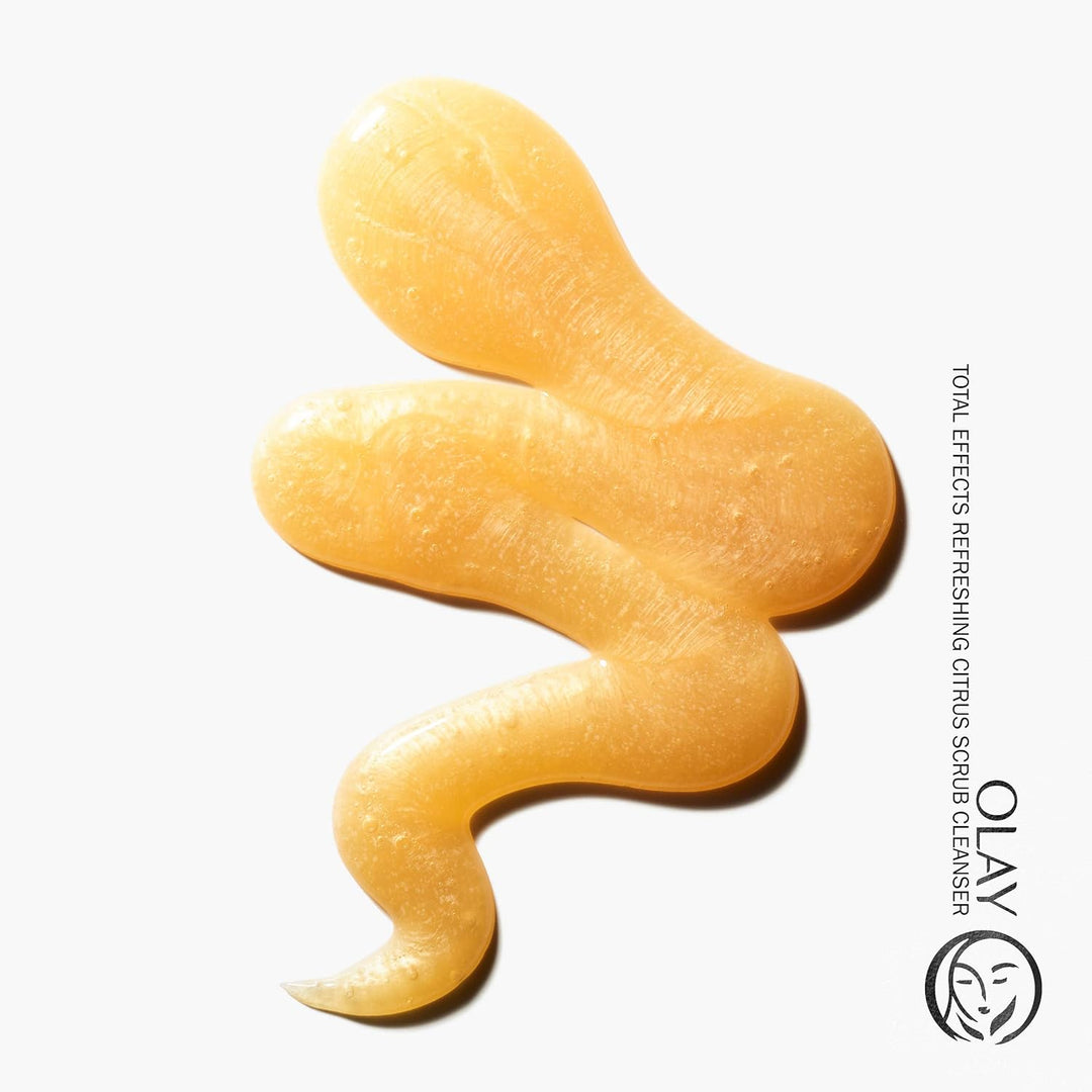Facial Cleanser by Olay Total Effects Refreshing Citrus Scrub Face Cleanser