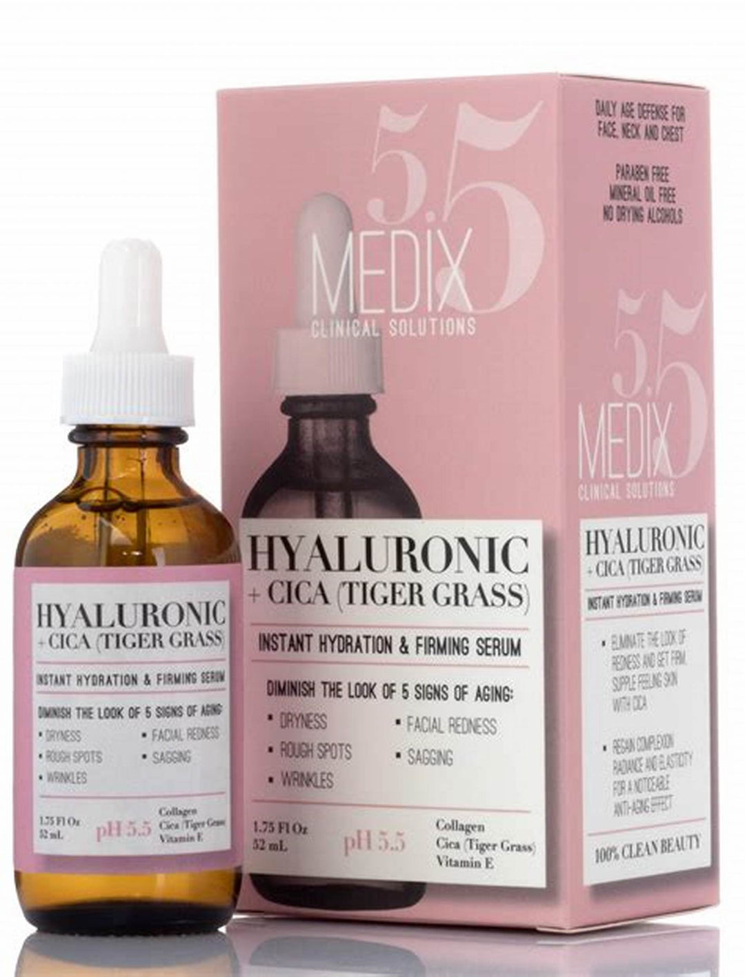 Medix 5.5 Hyaluronic + Cica (Tiger Grass) Instant Hydration & Firming Face Serum 52ml