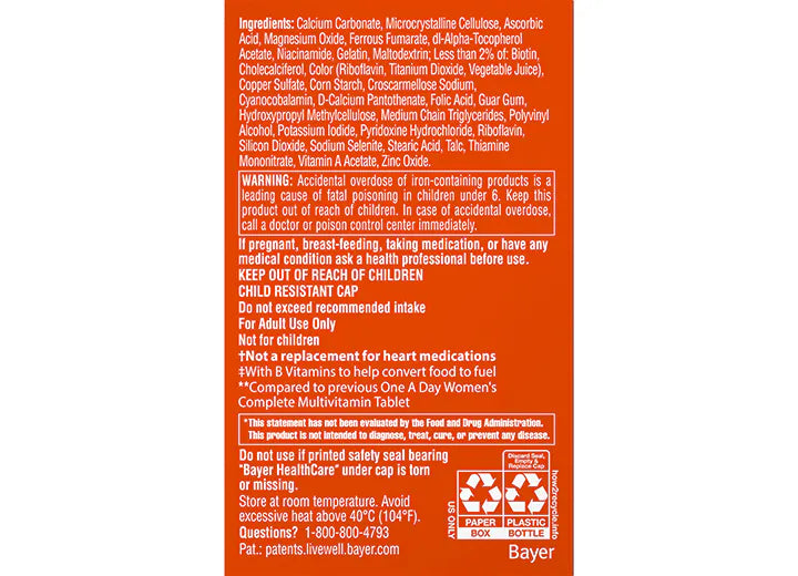 One A Day - Women's Complete Multivitamin