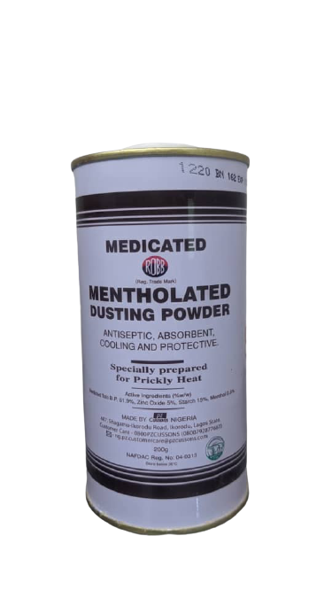 MEDICATED MENTHOLATED DUSTING POWDER 80g