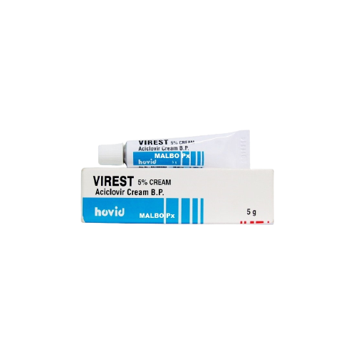 Virest 5% Aciclovir Cream – 5g
