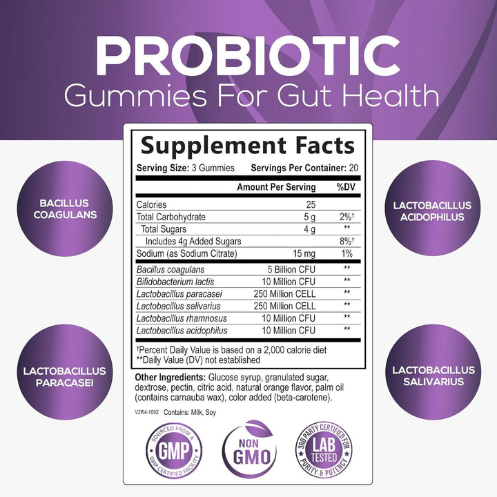 Probiotic Gummies for Digestive Health