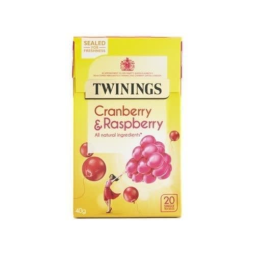 Twinings Green Tea (Cranberry & Raspberry) Tea Bags