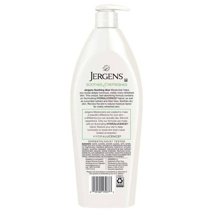 Jergens Soothing Aloe Lotion 621ML