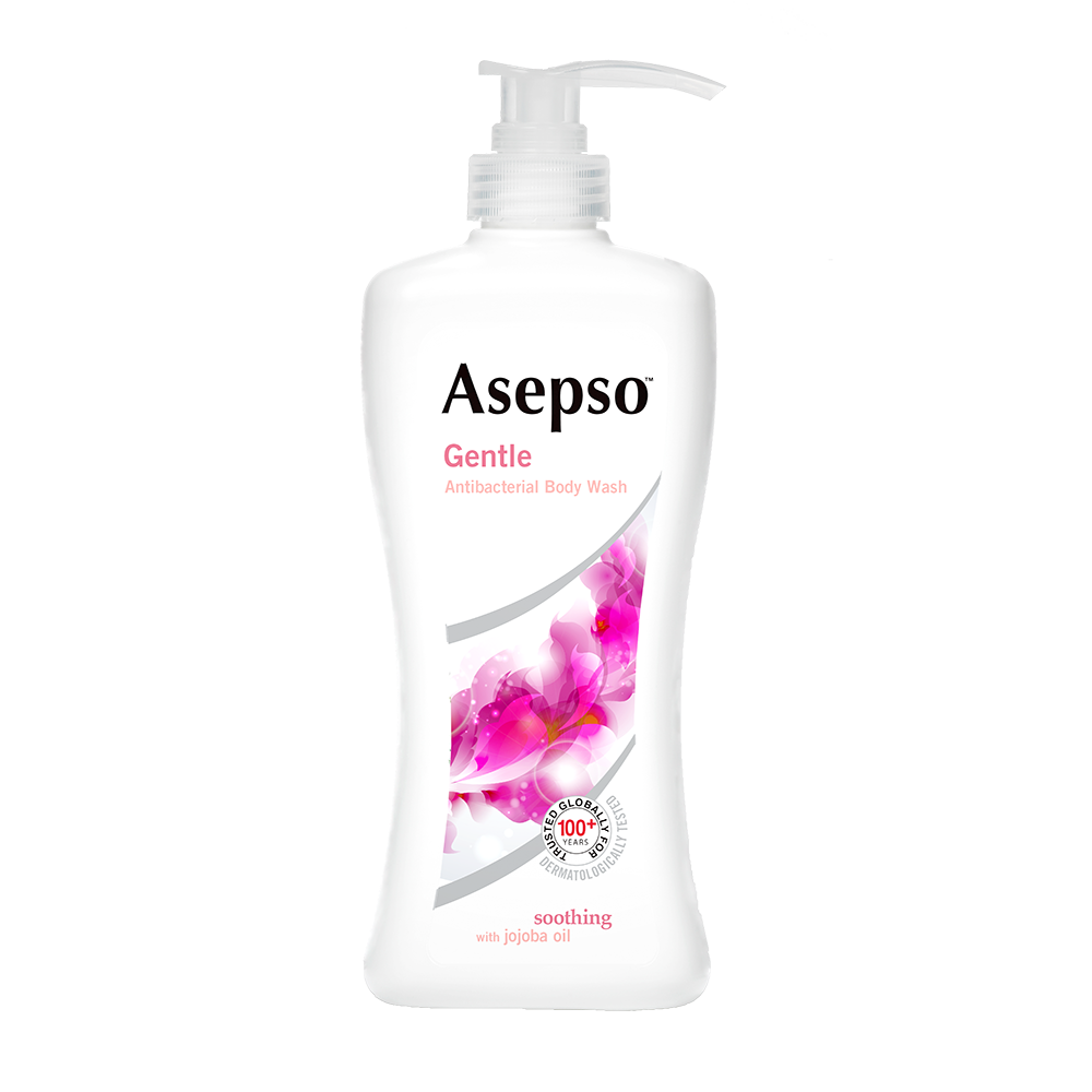 Asepso Gentle Anti Bacterial Body Wash 650ml