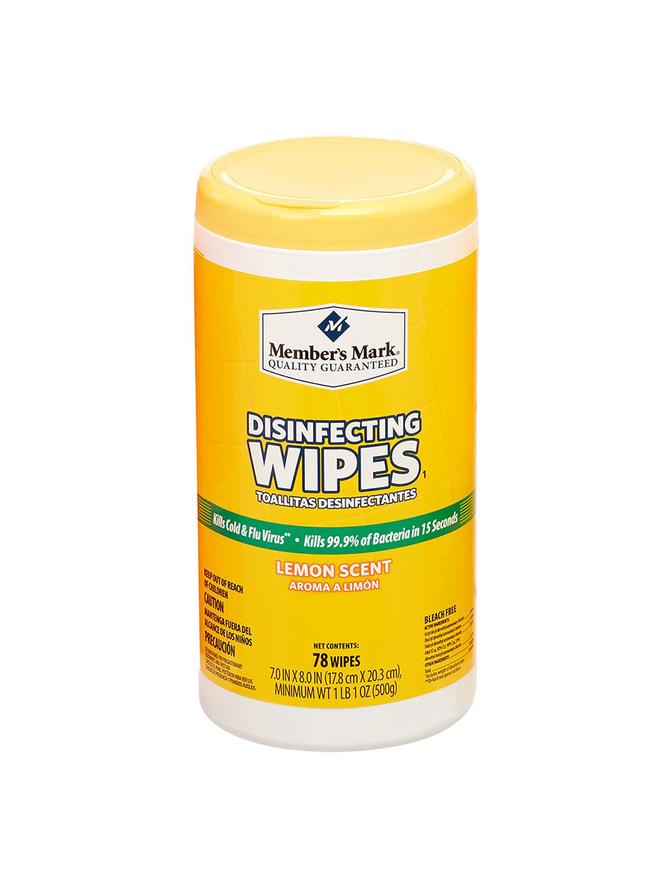 Members Mark Wipes X78 (Lemon Scent)