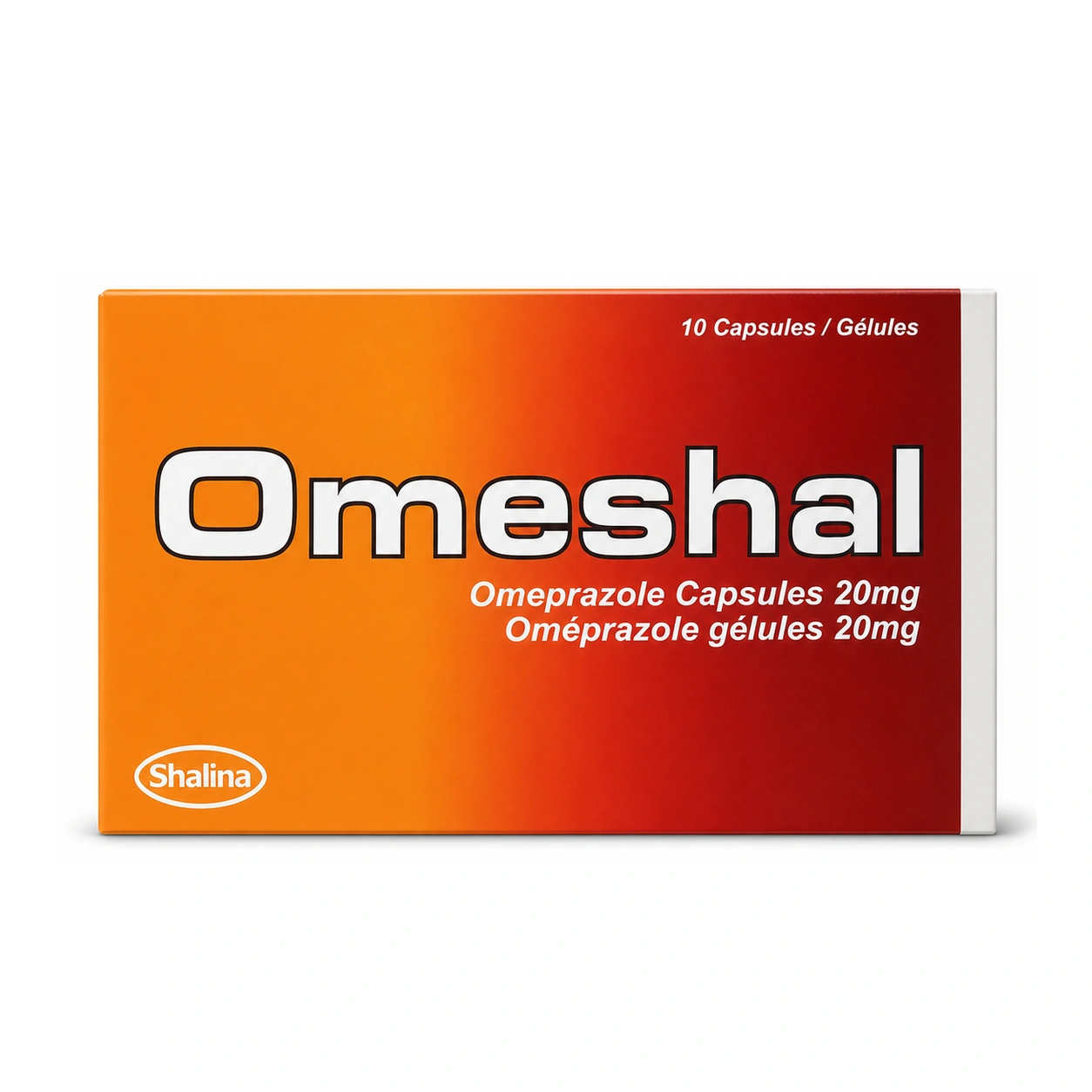 Omeshal Omeprazole 20 mg Capsules x 10 Capsules