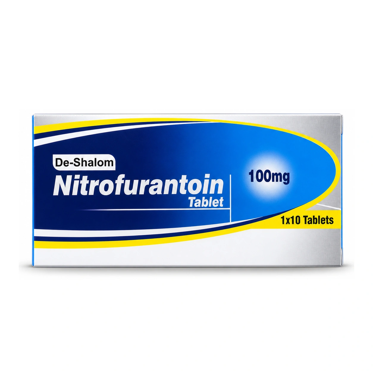 De-Shalom Nitrofurantoin BP 100 mg Tablets x 10 Tablets