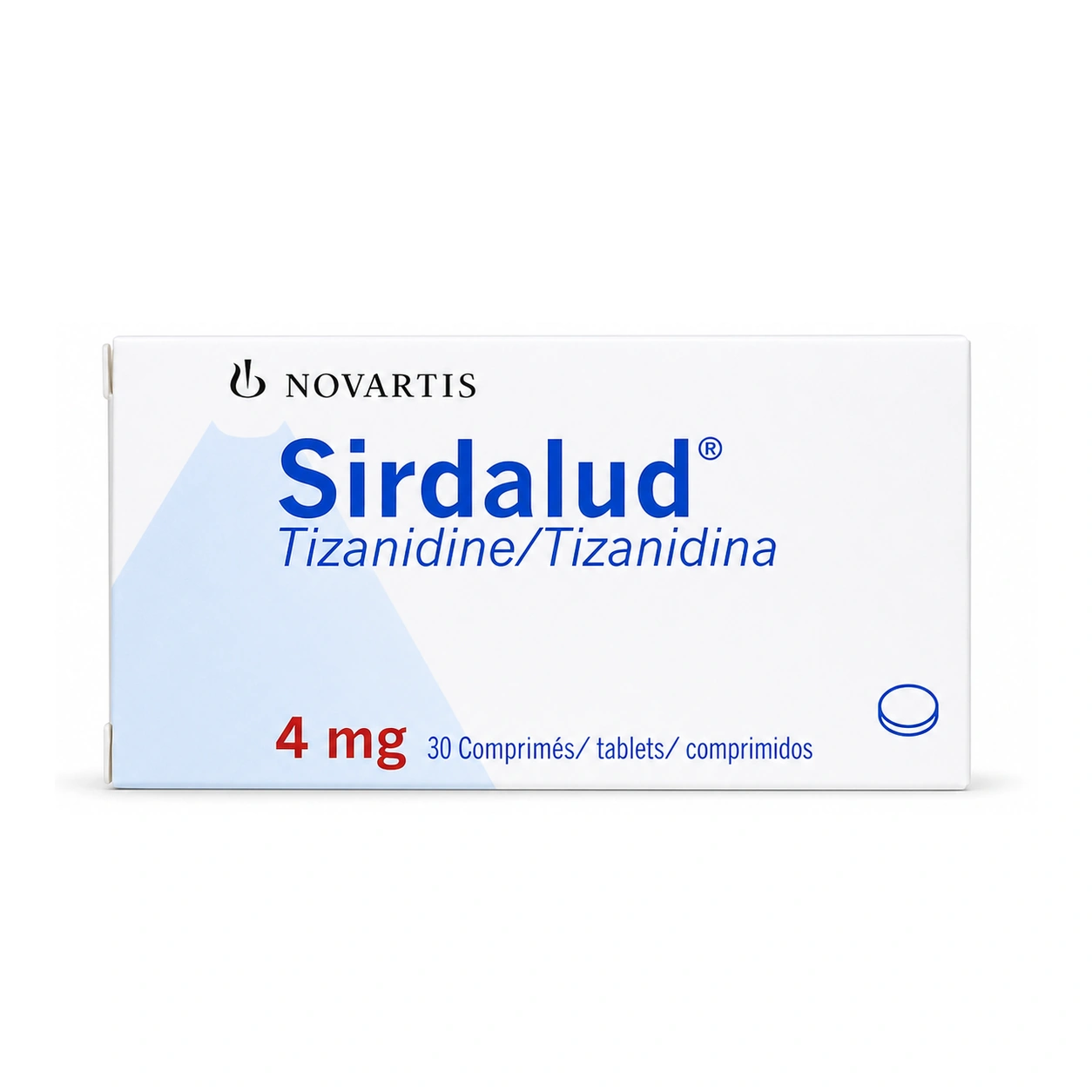 Sirdalud Tizanidine 4 mg Tablets x 30 Tablets