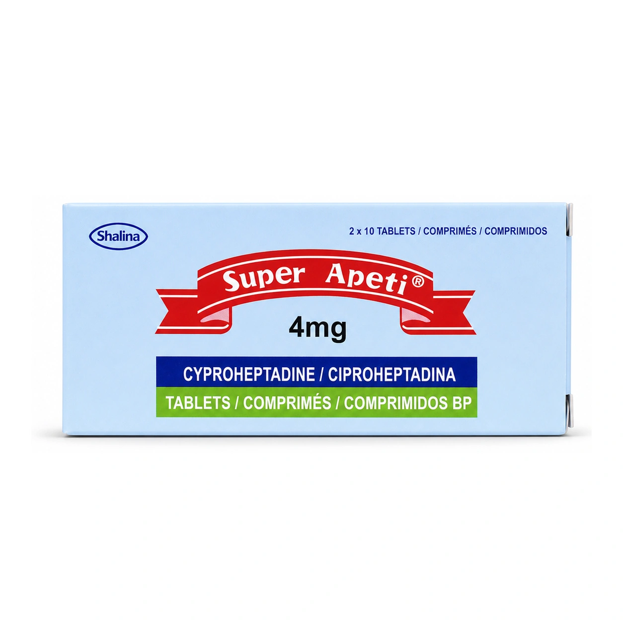 Super Apeti Cyproheptadine 4 mg Tablets x 20 Tablets