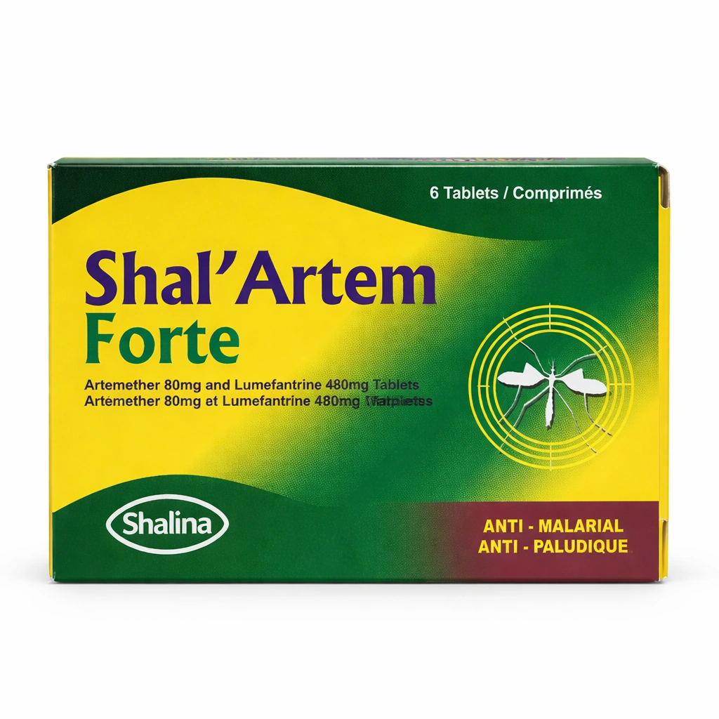 Shal'Artem Forte Artemether/Lumefantrine Tablets 80 mg/480 mg x 6 Tablets