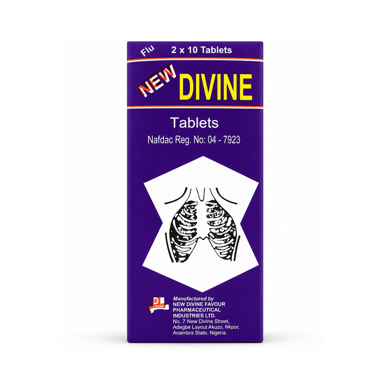 New Divine Flu Tablets x 20 Tablets