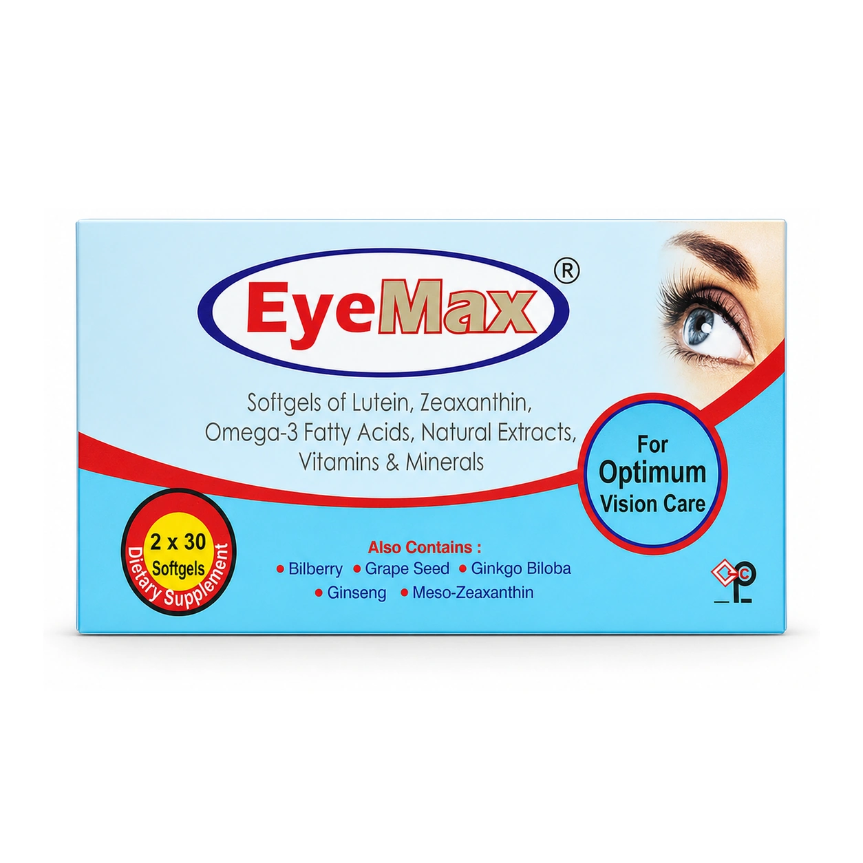 EyeMax Vision Care Softgels x 60 Softgels
