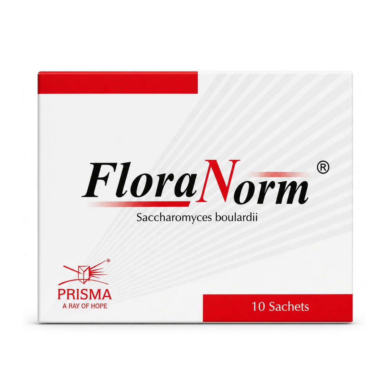 FloraNorm Saccharomyces boulardii 250 mg Powder for Oral Suspension x 10 sachets
