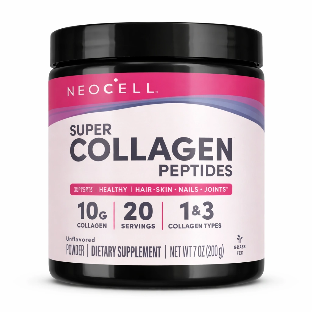NeoCell Super Collagen Peptides Powder Unflavored 10 g per Serving 7 oz (200 g)