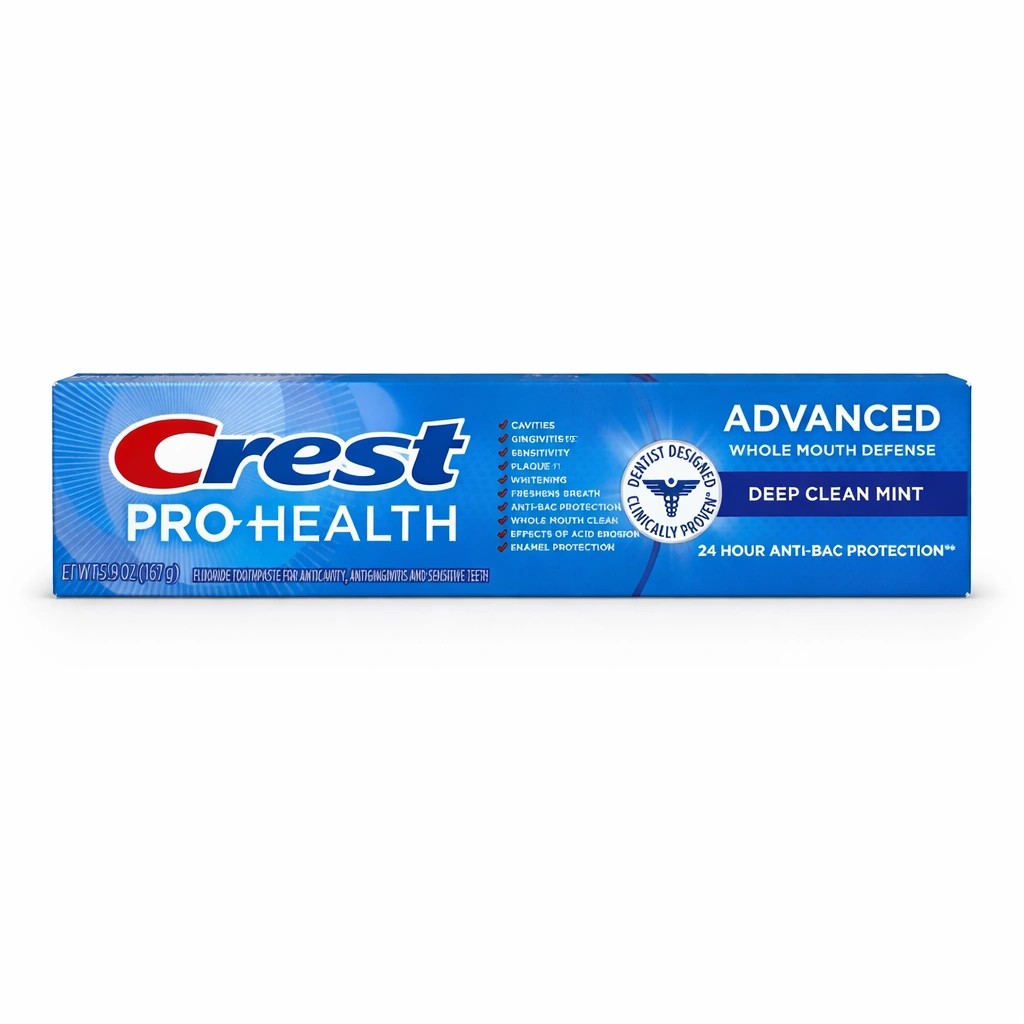 Crest Pro-Health Advanced Whole Mouth Defense Deep Clean Mint Toothpaste 167 g (5.9 oz)
