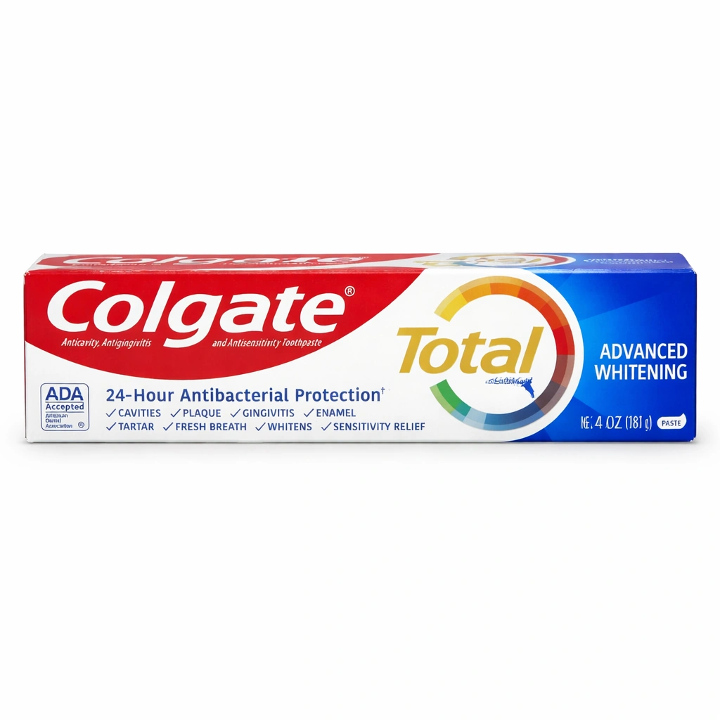 Colgate Total Advanced Whitening Toothpaste 6.4 oz (181 g)