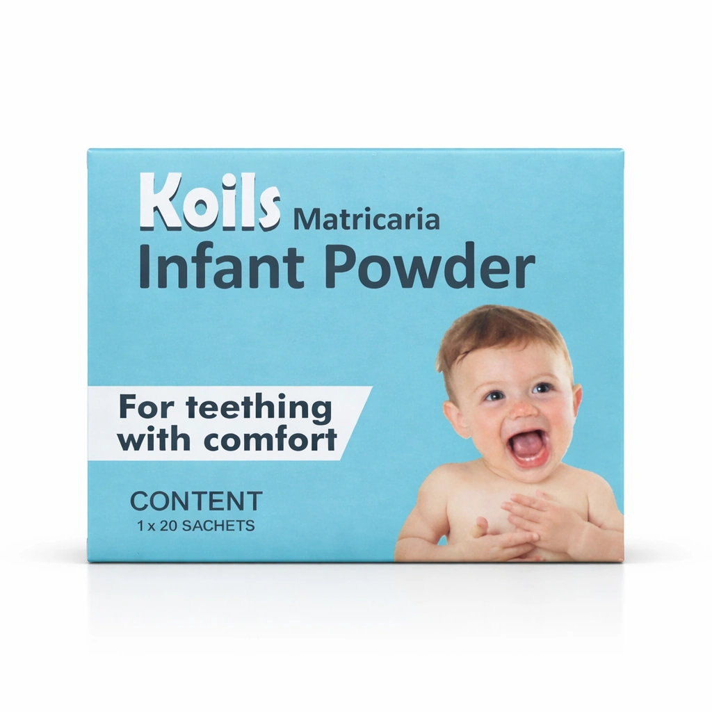 Koils Matricaria Infant Teething Powder x 20 sachets