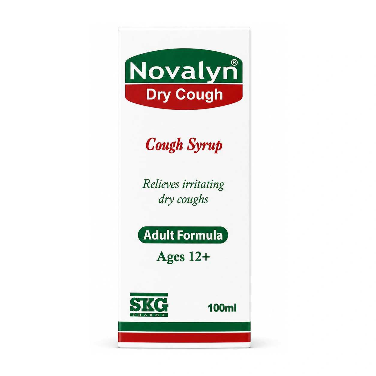 Novalyn Dry Cough Syrup (Adult Formula) 15 mg/5 ml 100 ml