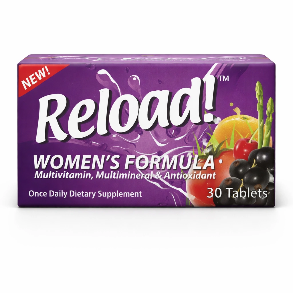 Reload Women's Formula Multivitamin, Multimineral & Antioxidant x 30 Tablets
