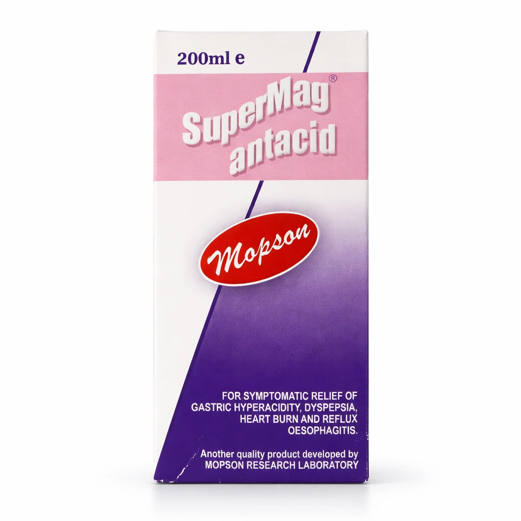 Mopson SuperMag Antacid Oral Suspension 200 ml