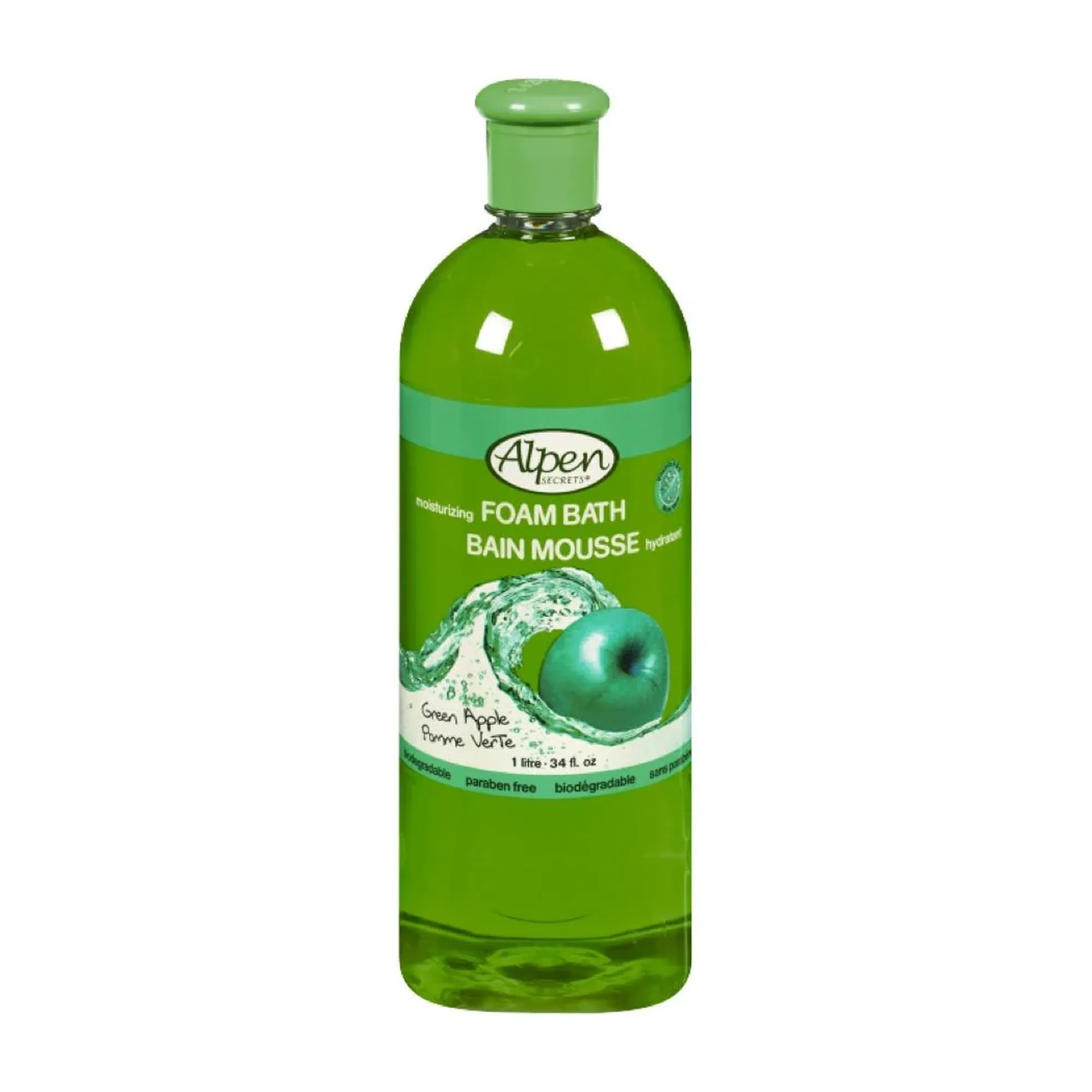 Alpen Secrets Green Apple Moisturizing Foam Bath (1 L)