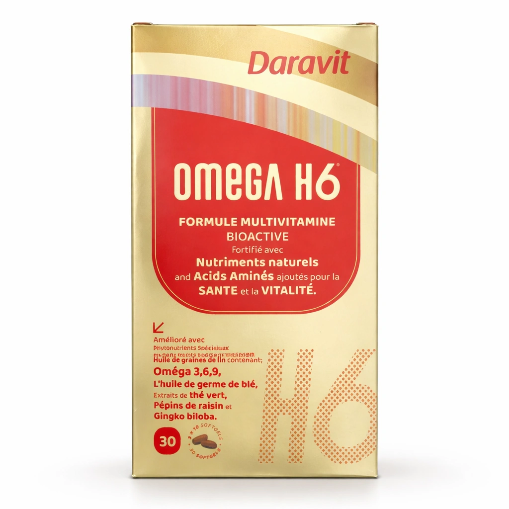 Daravit Omega H6 Multivitamin Softgels x 30 Softgels