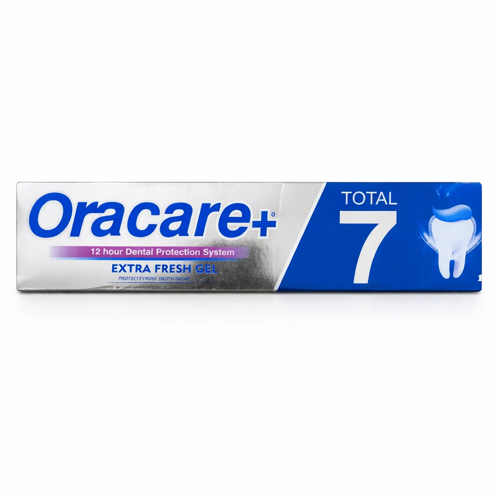Oracare+ Total 7 Extra Fresh Gel Toothpaste 130 g
