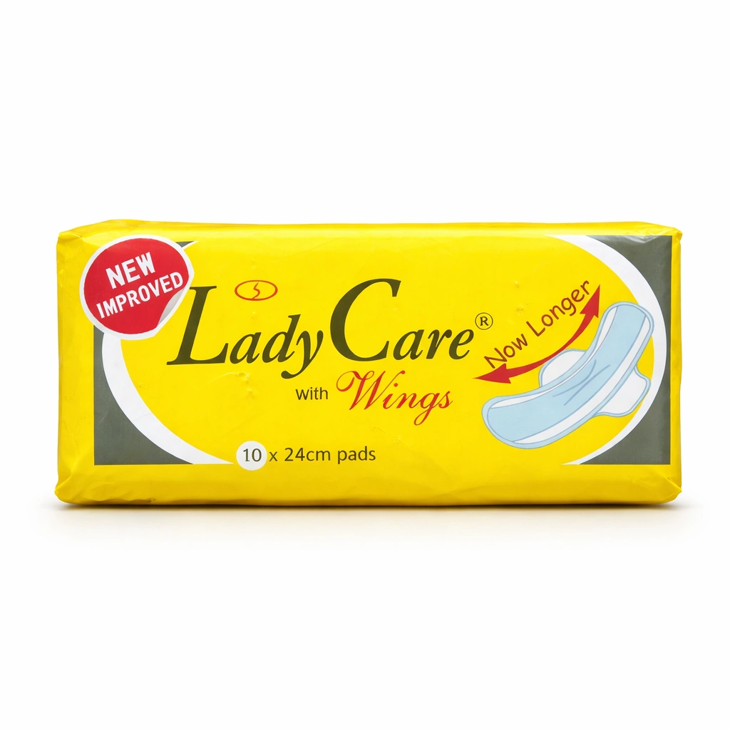 LadyCare Regular with Wings Sanitary Pads 24 cm x 10 pads
