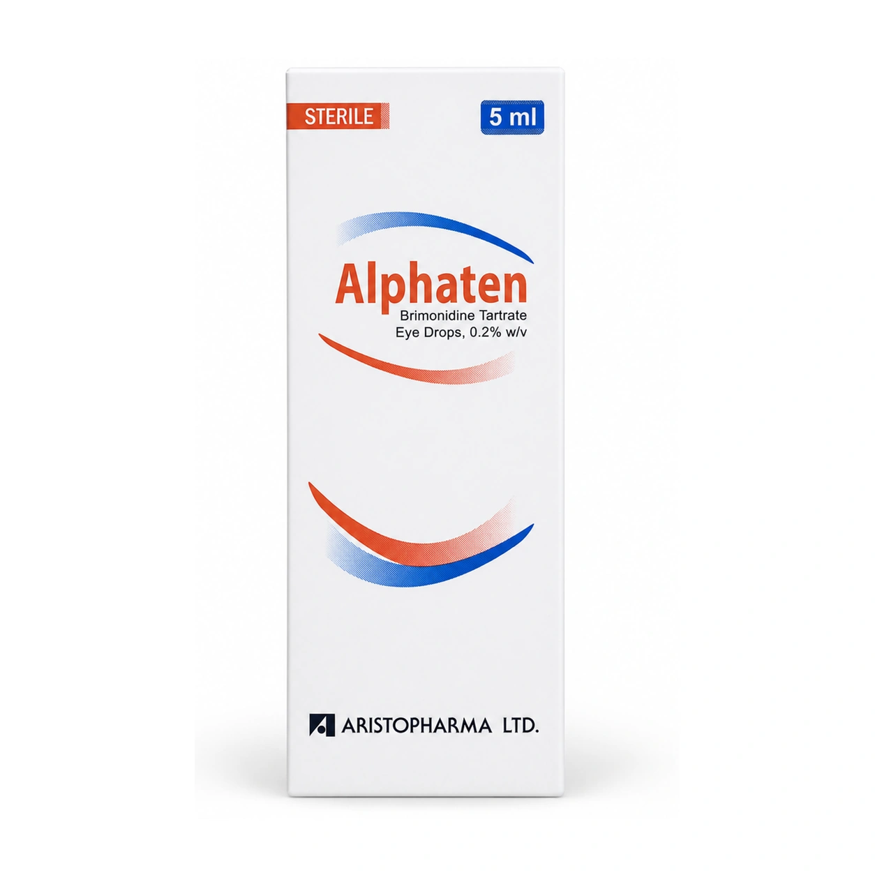 Alphaten Brimonidine Tartrate Sterile Eye Drops 0.2% w/v 5 ml