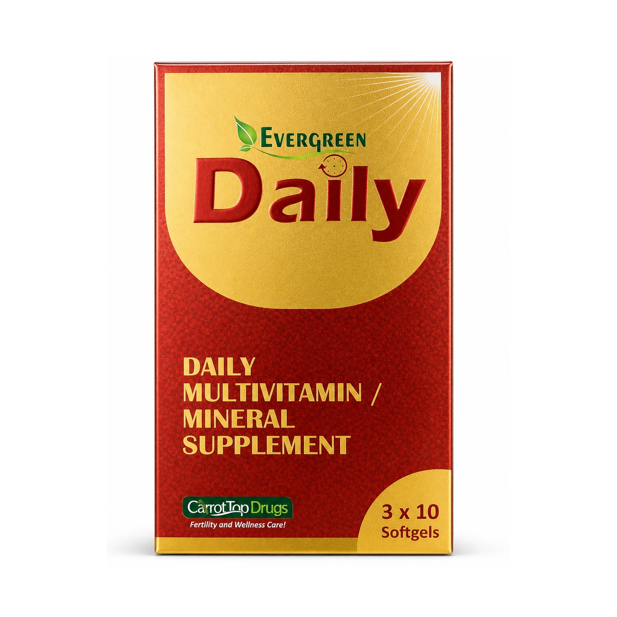 Evergreen Daily Multivitamin & Multimineral Softgels x 30 Softgels
