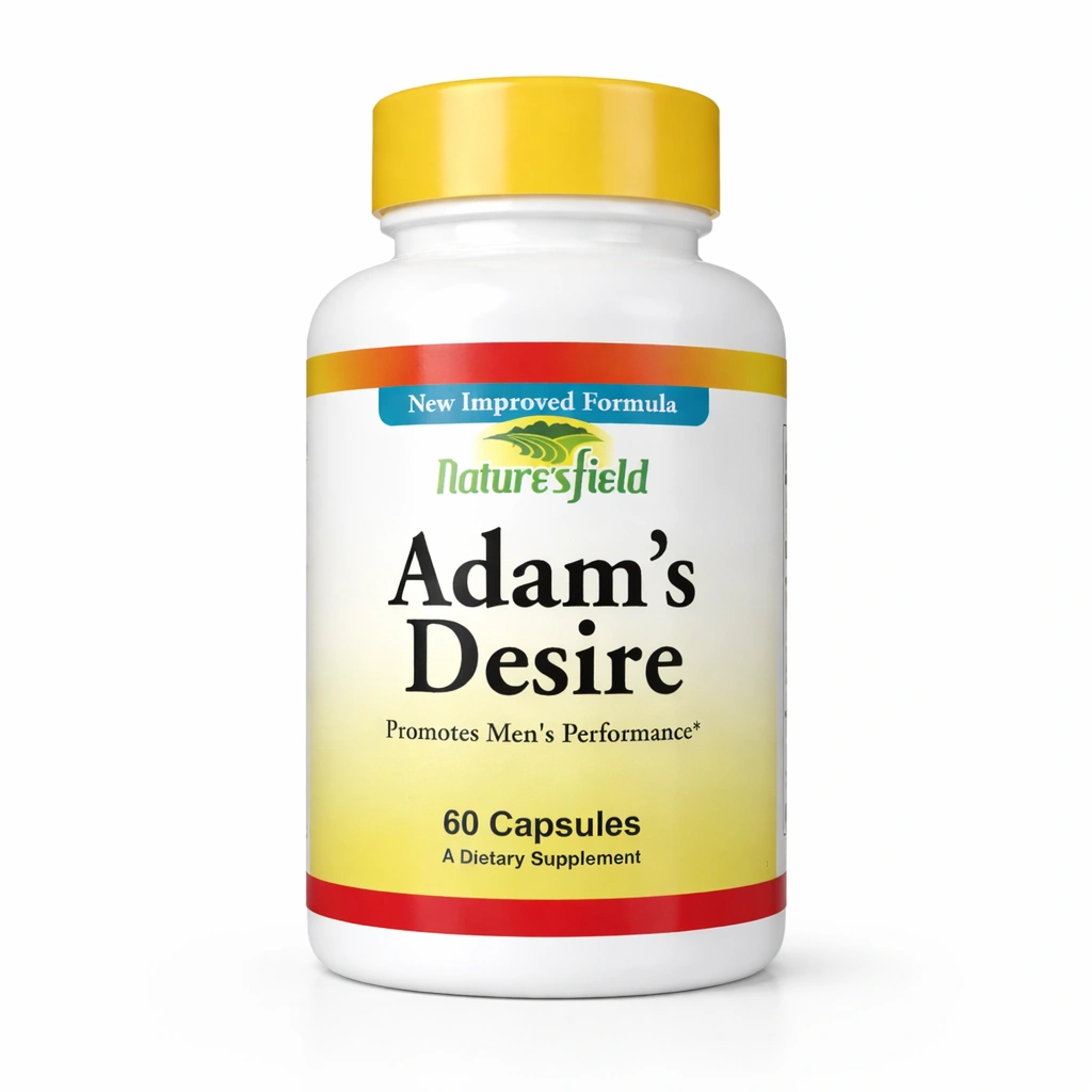 Nature's Field Adam's Desire Men's Performance Dietary Supplement x 60 Capsules