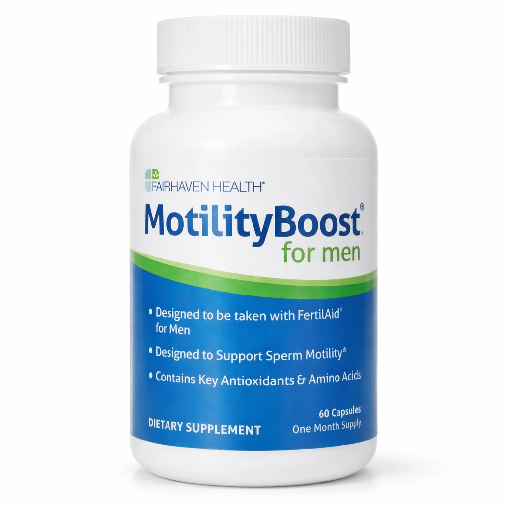 Fairhaven Health MotilityBoost for Men Male Fertility Dietary Supplement x 60 Capsules