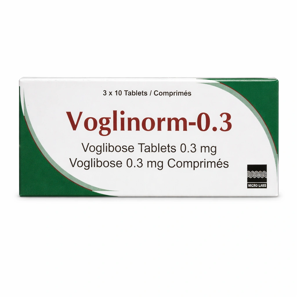 Voglinorm-0.3 Voglibose Tablets 0.3 mg x 30 Tablets