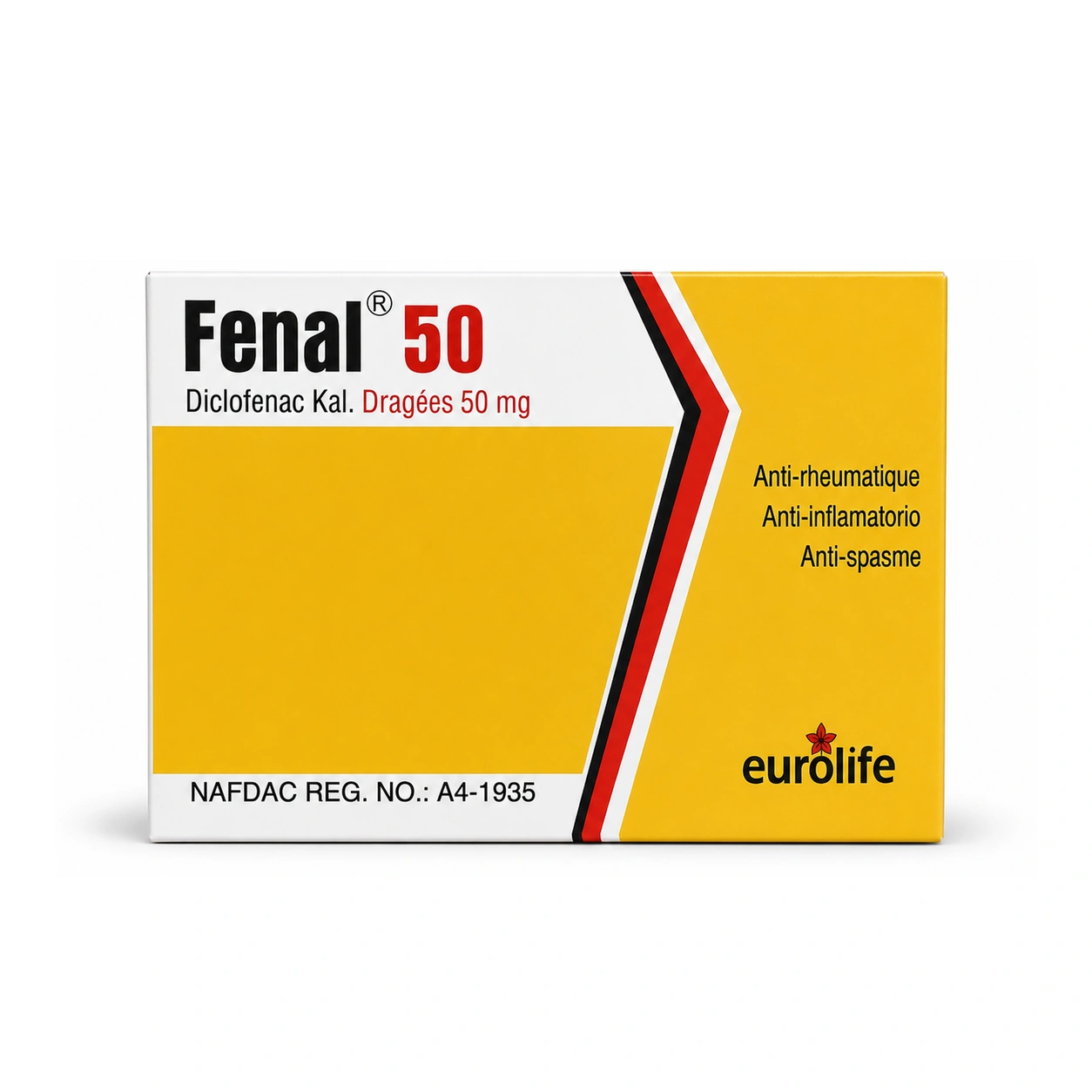 Fenal 50 Diclofenac Potassium 50 mg Tablets x 100 Tablets