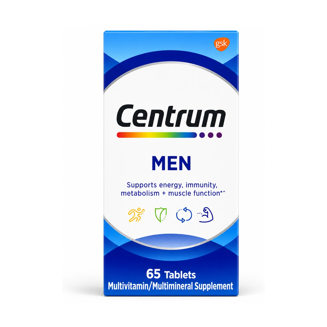 Centrum Men Multivitamin/Multimineral Supplement x 65 Coated Tablets x 65 Tablets