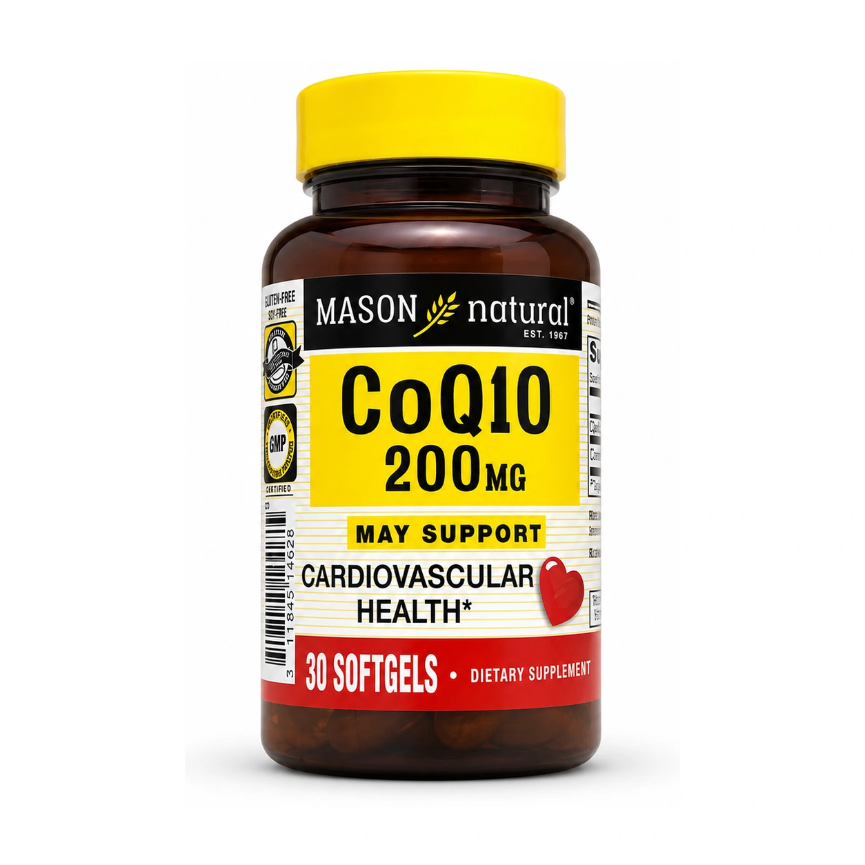 Mason Natural Co Q10 200 mg Softgels x 30 Softgels