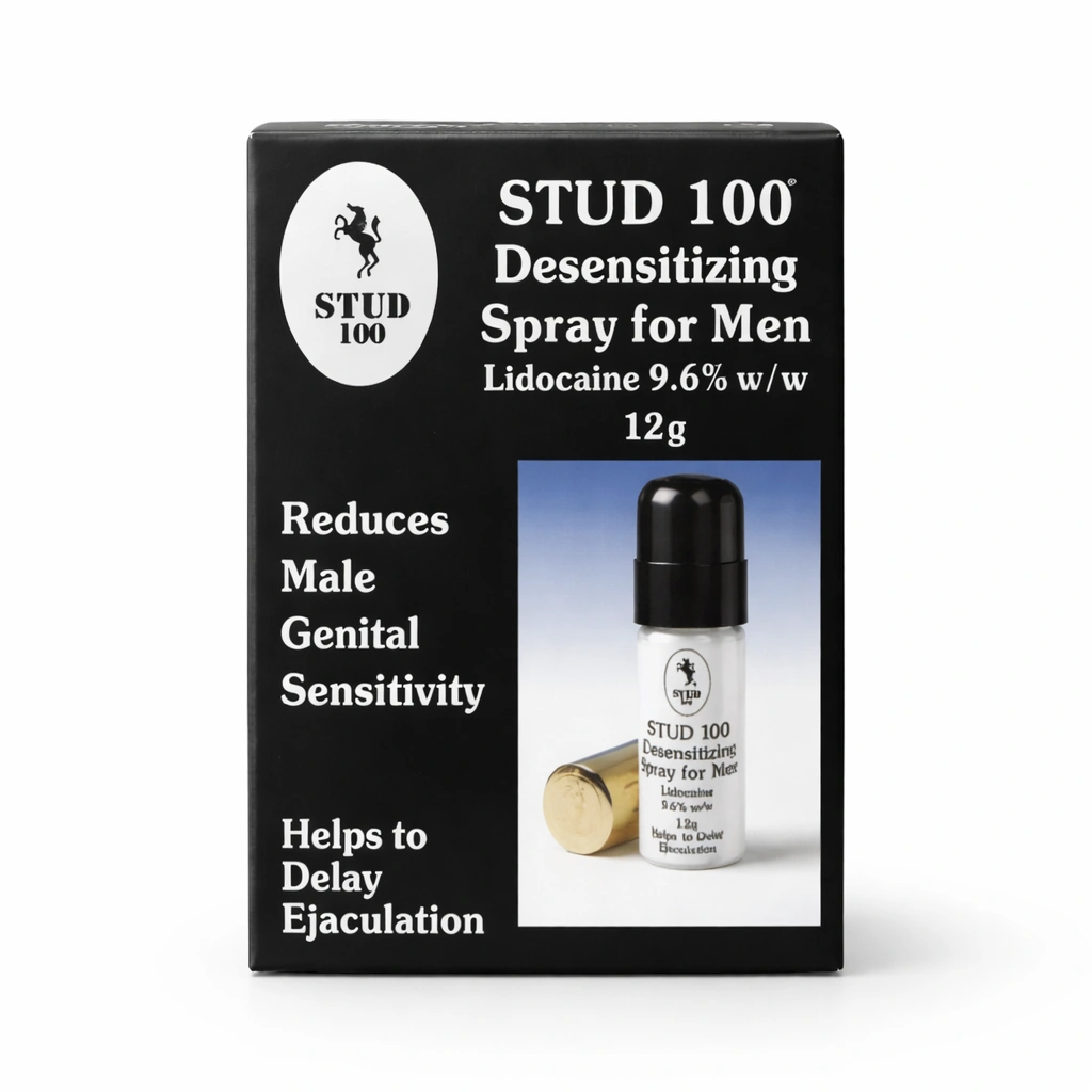 STUD 100 Desensitizing Spray for Men Lidocaine 9.6% w/w 12 g