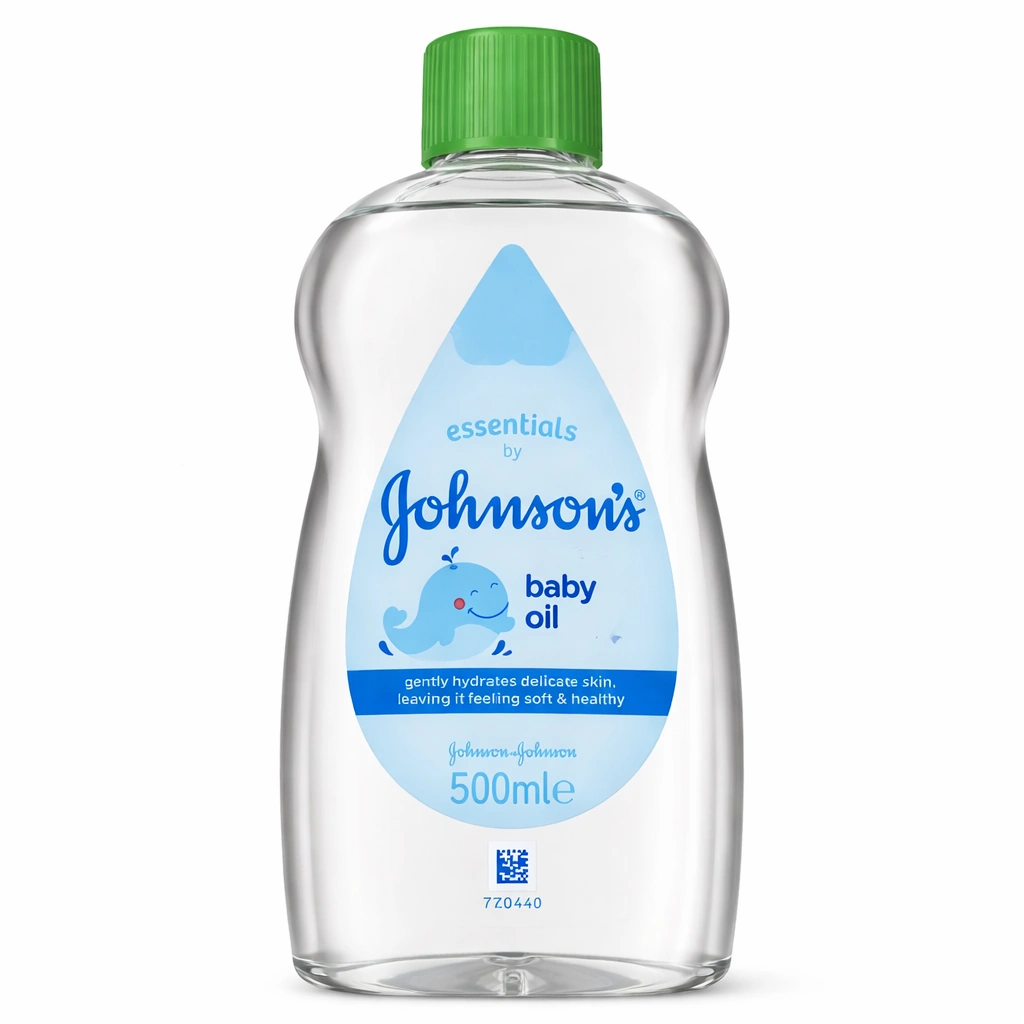 Johnson's Essentials Baby Oil Aloe Vera & Vitamin E 500 ml