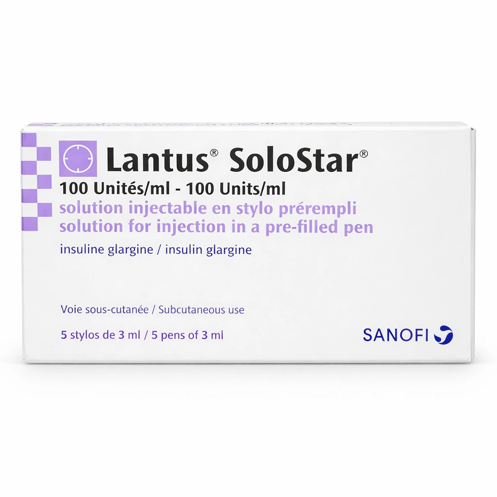 Lantus SoloStar Insulin Glargine 100 Units/ml Solution for Injection 5 x 3 ml Pens