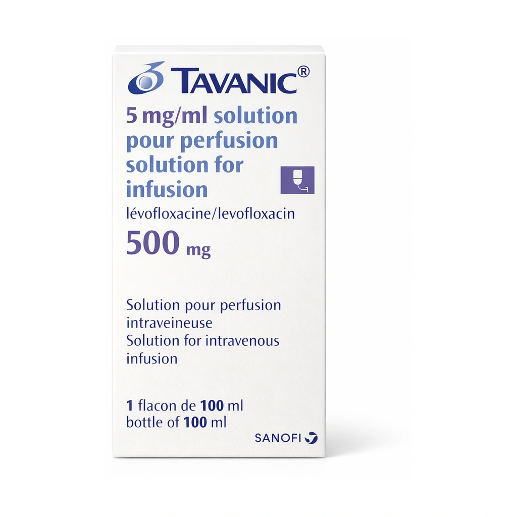 Tavanic Levofloxacin Solution for Infusion 5 mg/ml (500 mg/100 ml) 100 ml Bottle