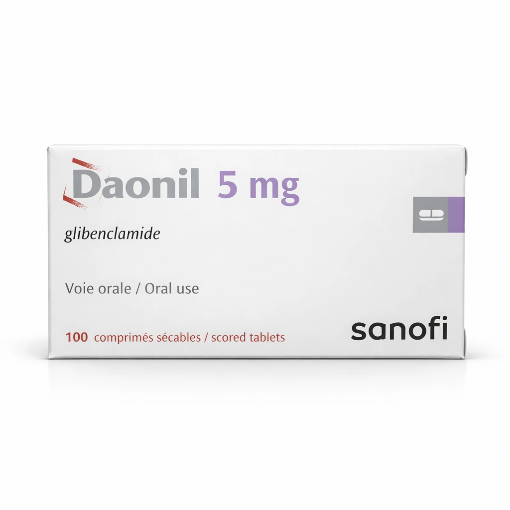 Daonil Glibenclamide 5 mg Scored Tablets x 100 Tablets