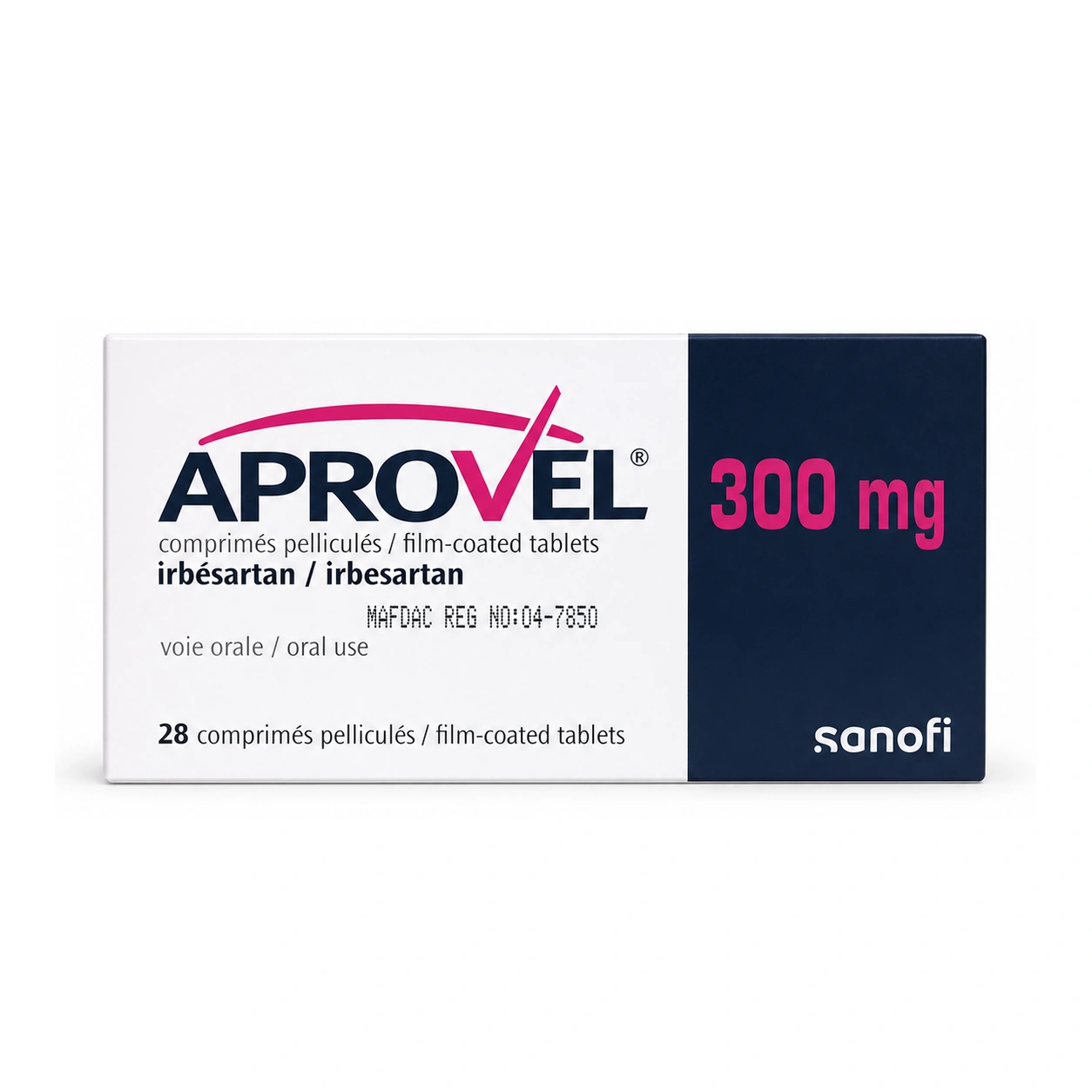 Aprovel Irbesartan 300 mg Film-Coated Tablets x 28 Tablets