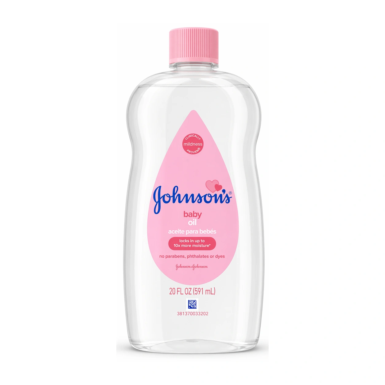 Johnson's Baby Oil 20 fl oz (591 ml)
