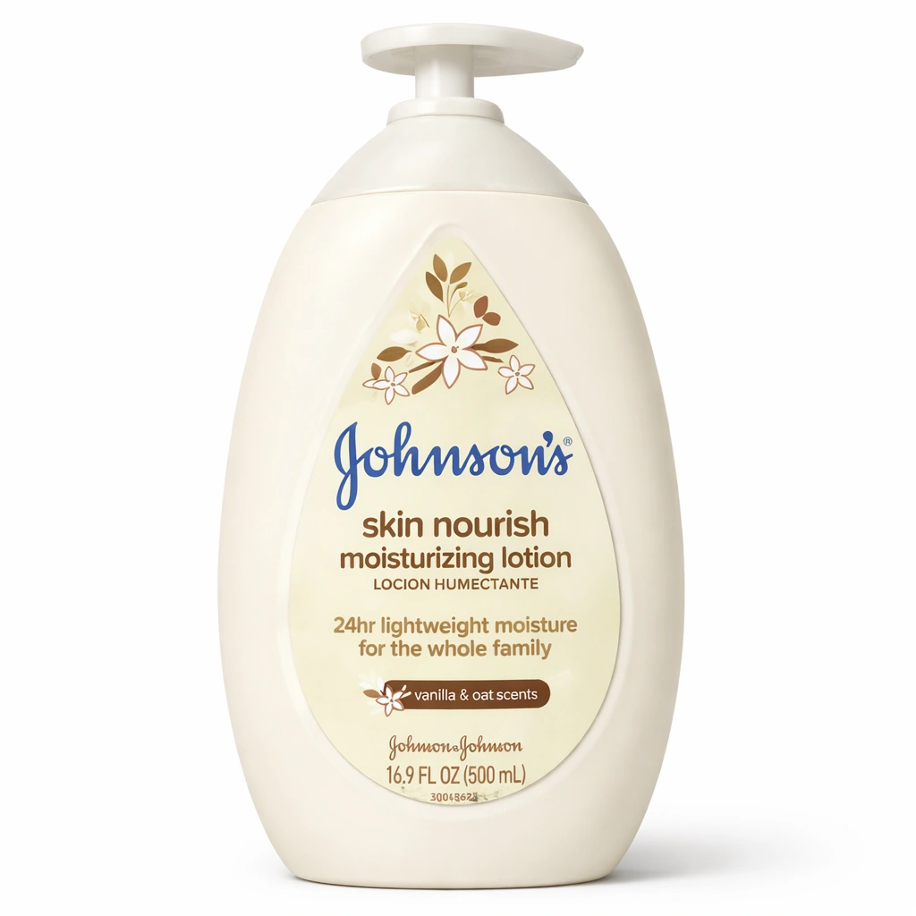 Johnson's Skin Nourish Moisturizing Lotion Vanilla & Oat Scents 500 ml