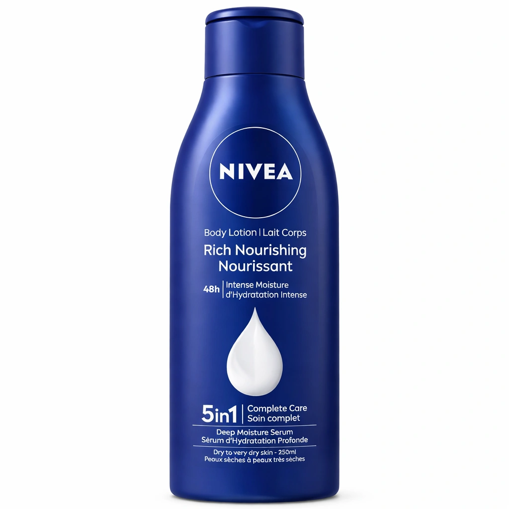 NIVEA Rich Nourishing 5 in 1 Body Lotion 250 ml
